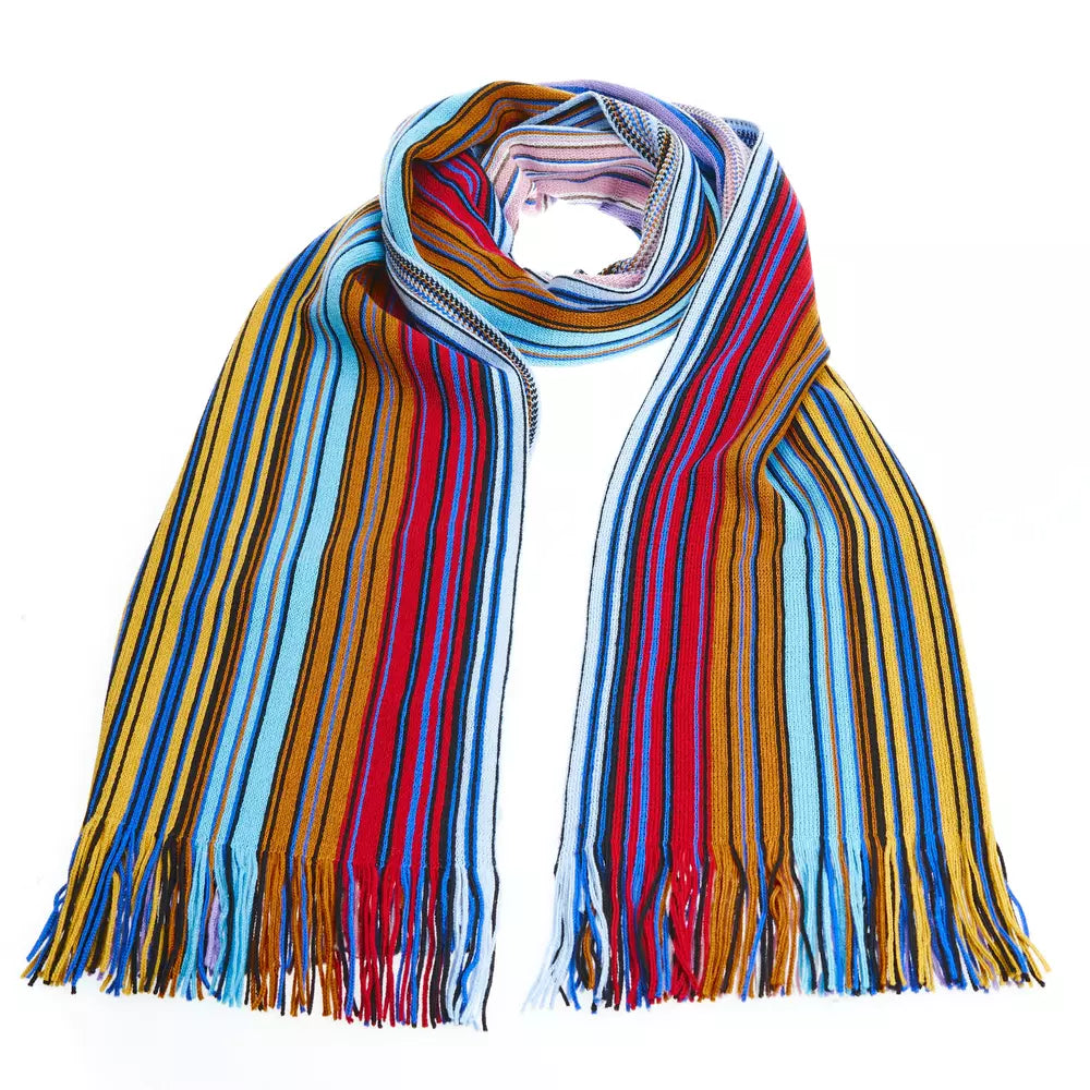 Missoni Geometric Pattern Luxury Fringed Scarf