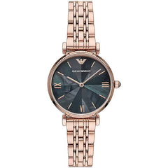 Emporio Armani Bronze Steel Quartz Watch