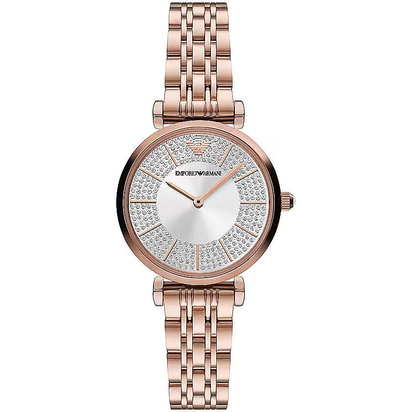 Emporio Armani Bronze Steel Quartz Watch